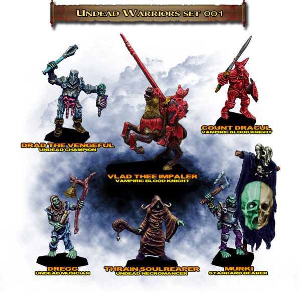 Undead Warriors Set #001 (Metal)