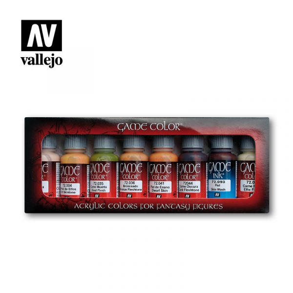 Game Color Set – Skintones (8)